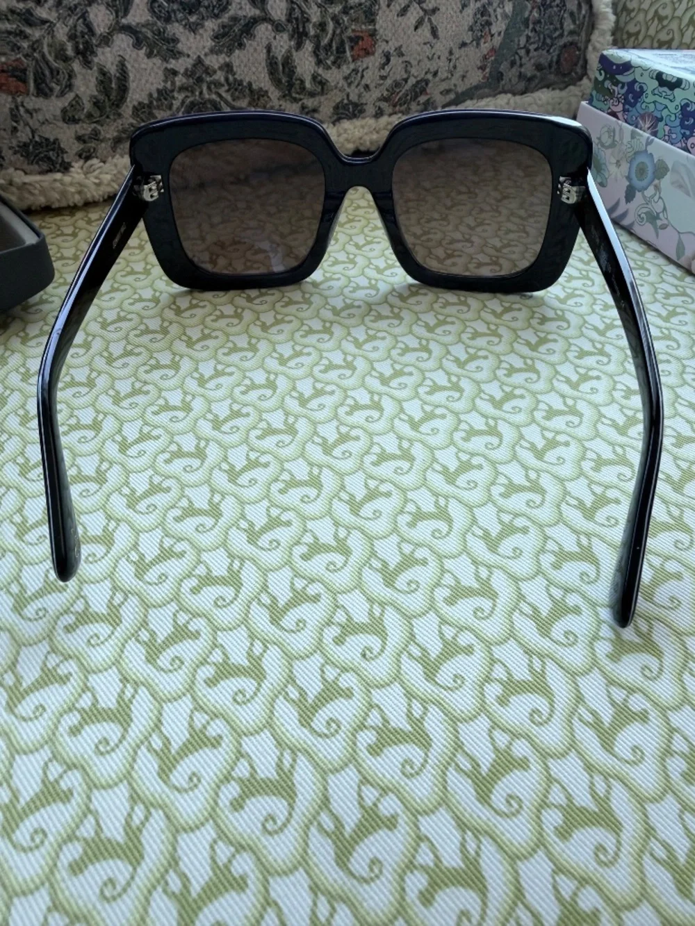 🌸 Johnny Was Sutton Print Oversized Sunglasses | Dreamer Noir | NWT | MSRP $145